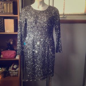 Adrianna Papell sequin Dress.